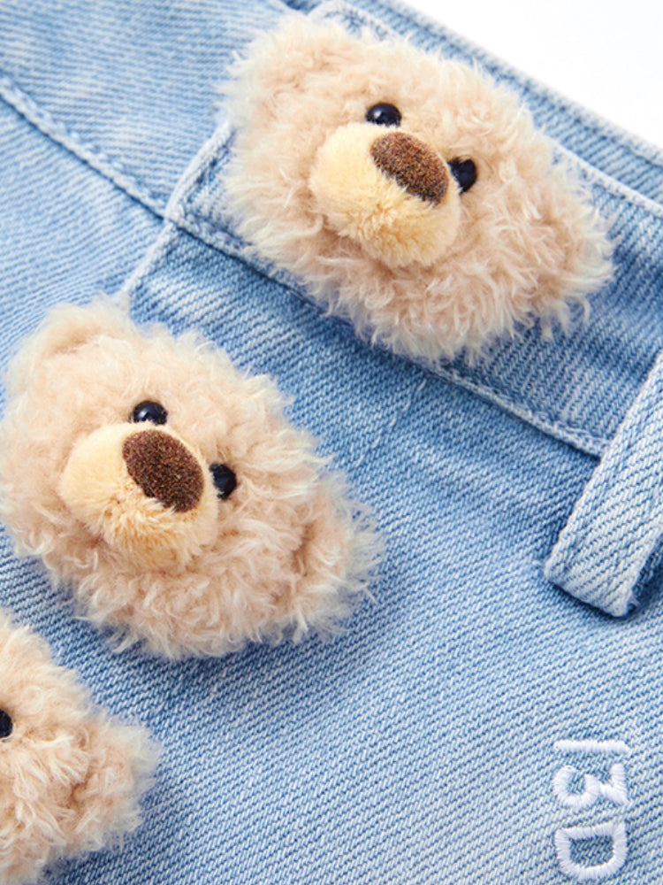 Denim Tiered Skirt Shorts - CHINASQUAD