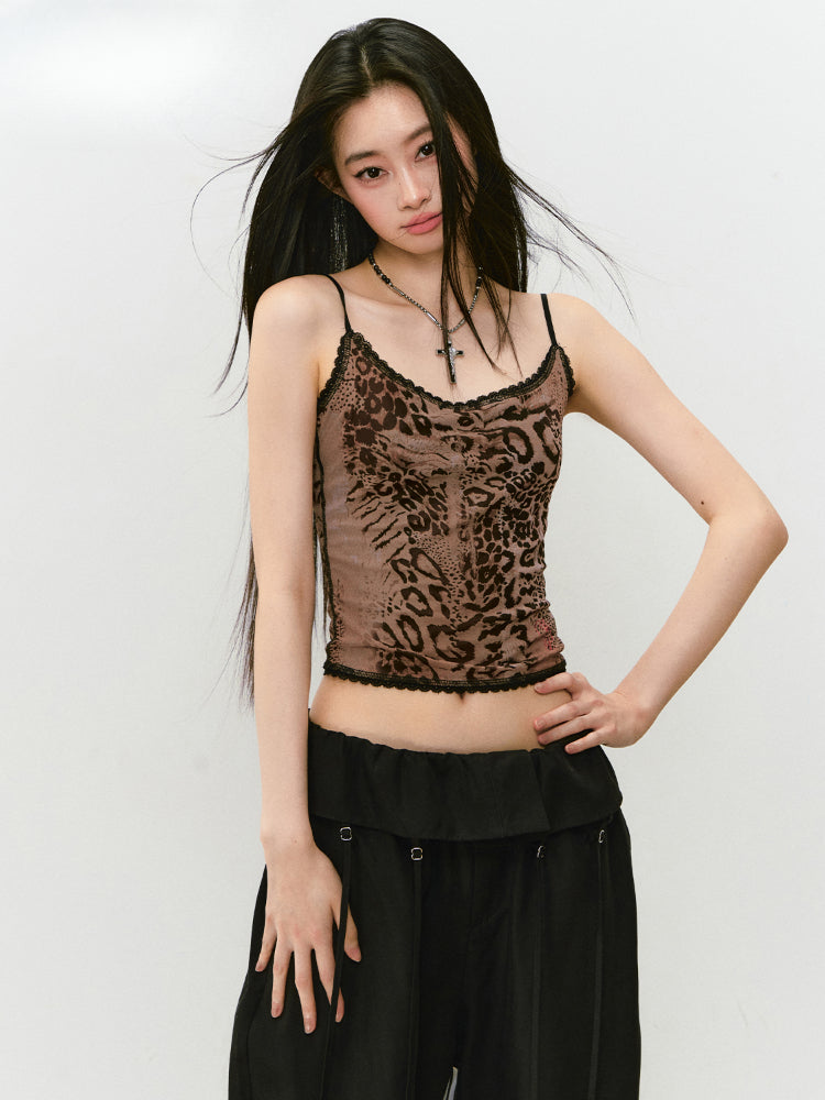 Reversible Leopard Dot Camisole - CHINASQUAD