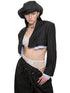 Cropped Grey Blazer - CHINASQUAD