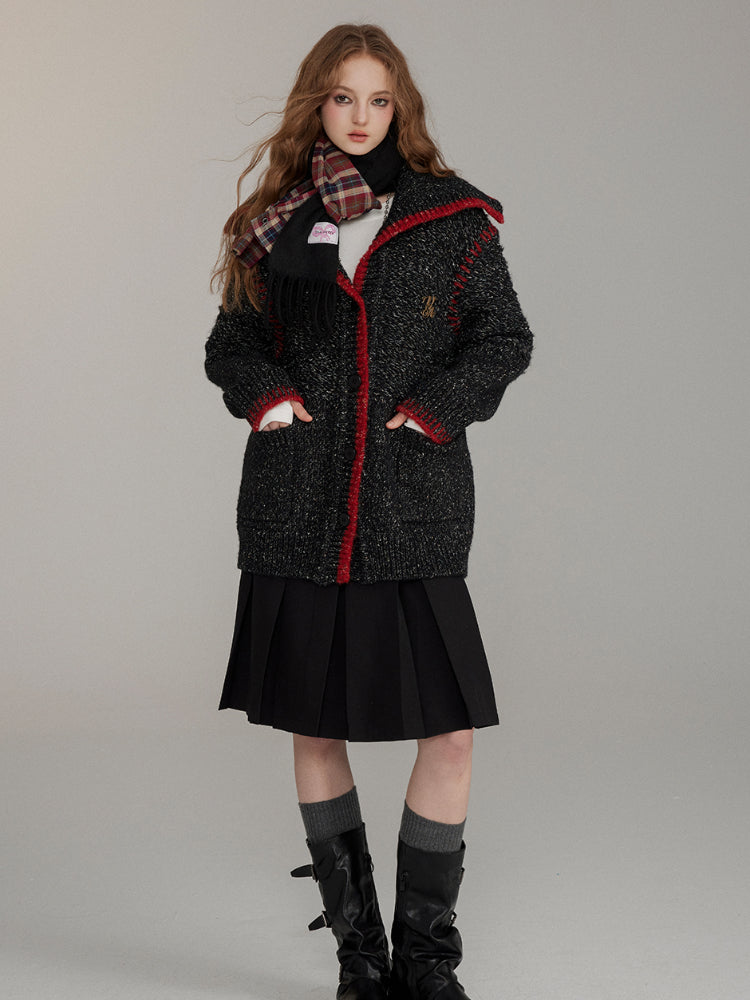 VIAPITTI Wool Blend Cardigan - CHINASQUAD