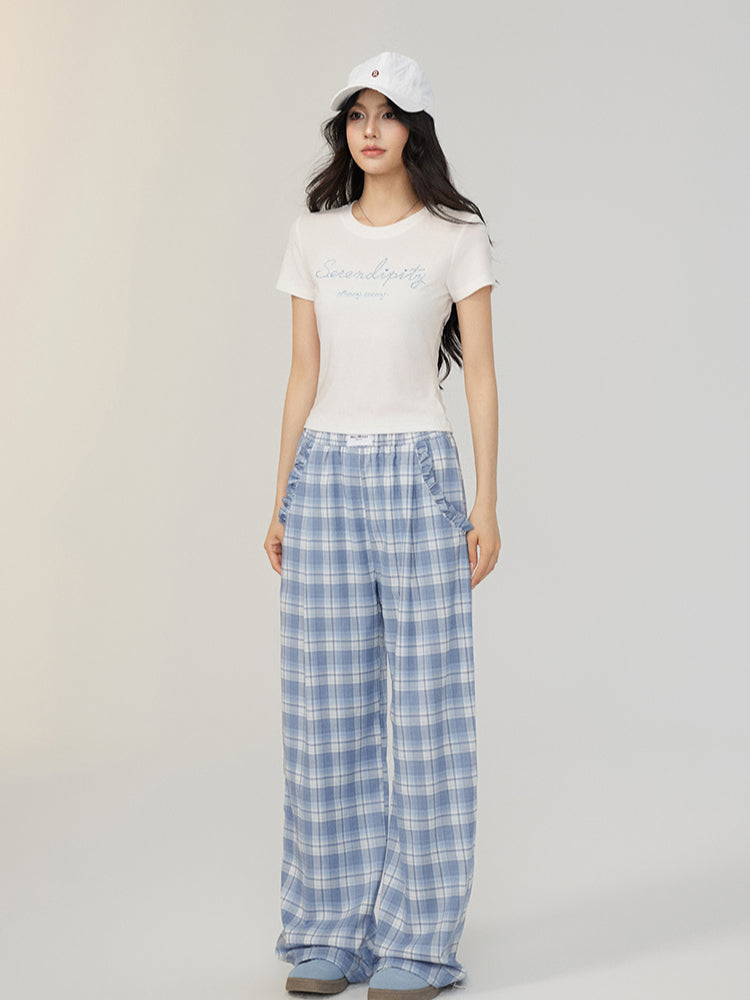 Tencel Sparkling Rhinestone Regular Shoulder T-shirt - CHINASQUAD