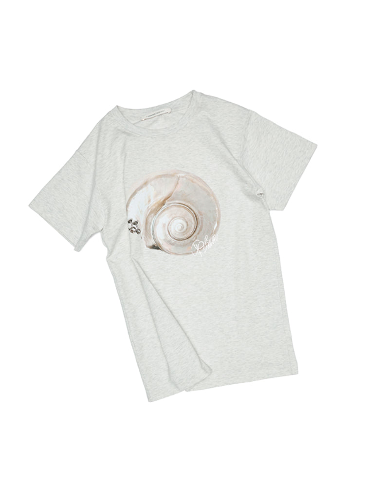 Printed Loose Austrian Rhinestone T-shirt - CHINASQUAD