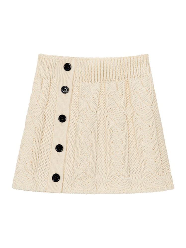 Cable-Knit Cardigan Sweater - CHINASQUAD