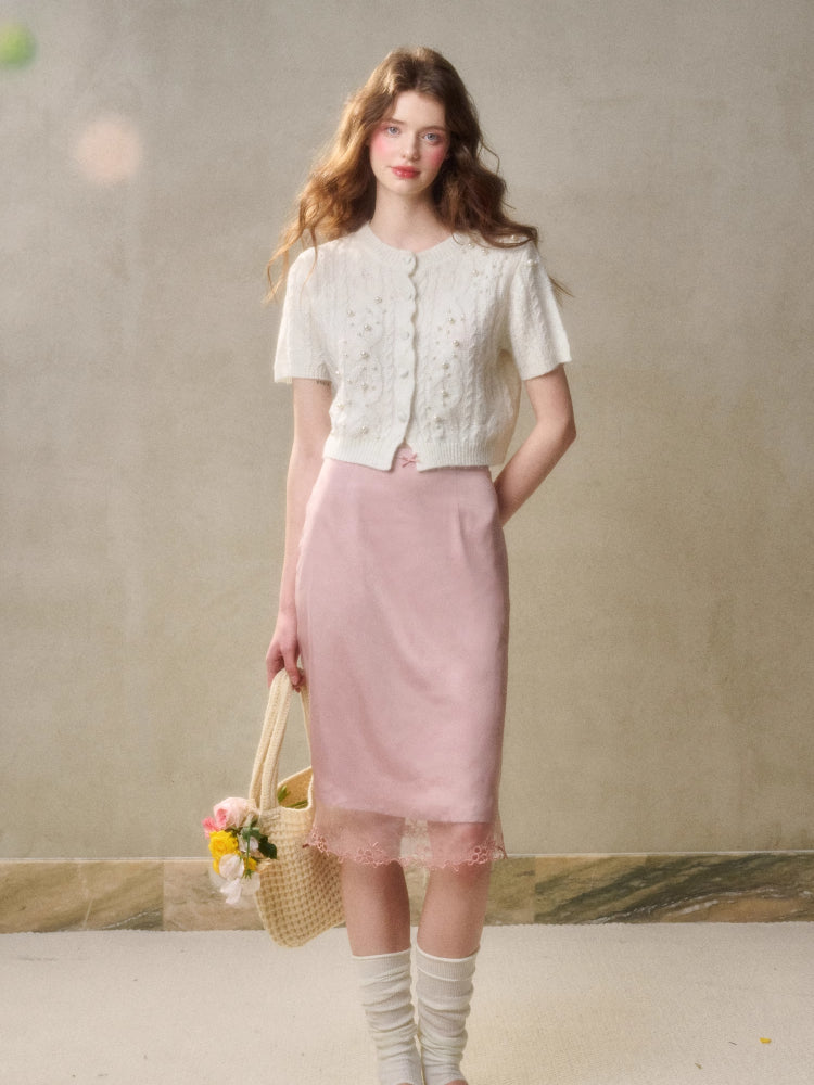 Flower Fairy Embroidered Skirt - CHINASQUAD