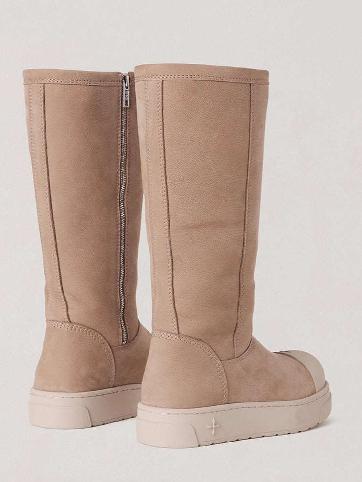 Cross Relic Sherpa Leather Mountain Boots