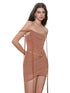 Off-Shoulder Bodycon Dress - CHINASQUAD