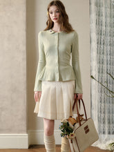 Handcrafted Floral Knit Sweater Blouse - CHINASQUAD