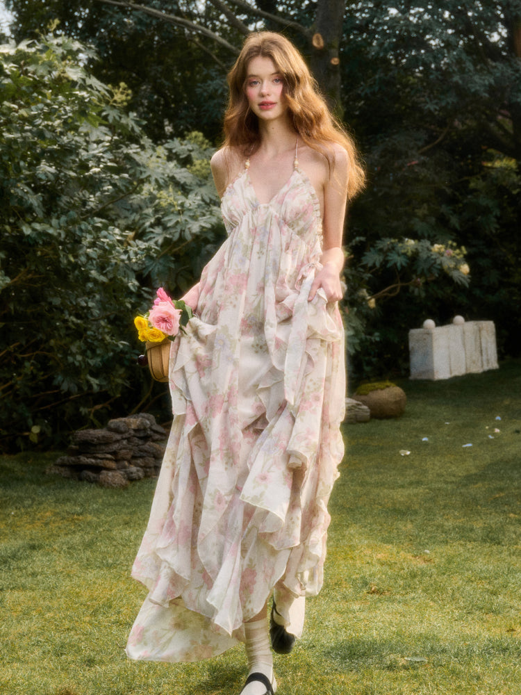 Floral Fairy Vacation Dress - CHINASQUAD