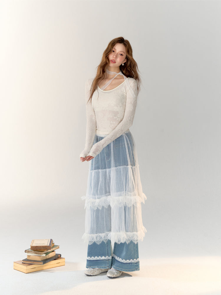 White Long-Sleeve Base Layer T-Shirt - CHINASQUAD