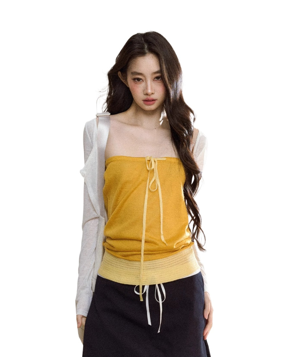 Colorblock Wool-Blend Bandeau - CHINASQUAD