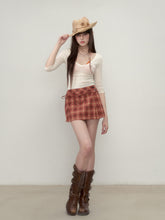 Knit V-neck 5/6 Sleeve T-shirt - CHINASQUAD