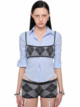 Diamond Pattern Knitted Top & Shorts Set - CHINASQUAD
