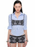 Diamond Pattern Knitted Top & Shorts Set - CHINASQUAD