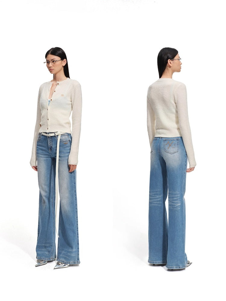 Polar Wool Loop Knit Cardigan