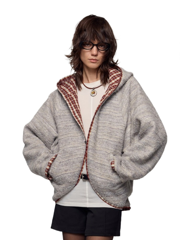 Original Plaid Wool Turtleback Jacket - CHINASQUAD