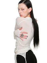 Asymmetrical Hook-Closure Polo Shirt - CHINASQUAD