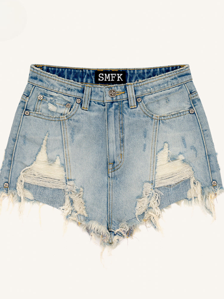Spring/Summer New - Arrival Loose - Fit Denim Shorts - CHINASQUAD