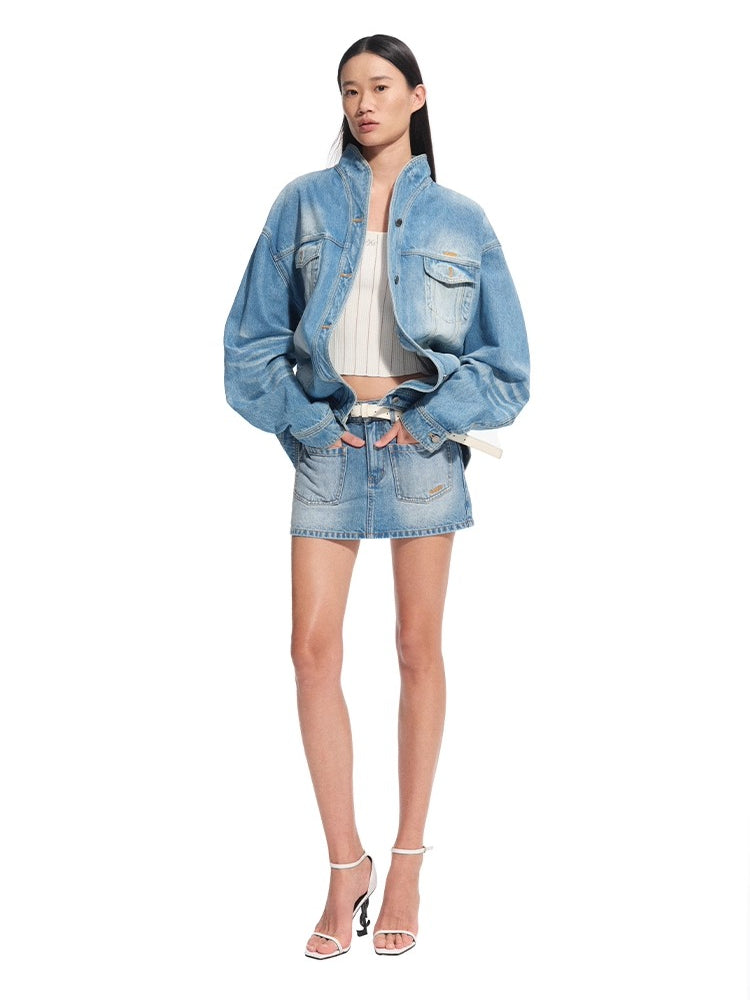 "Caracal Series" Washed Twill Cat Whisker Loose Jacket - CHINASQUAD