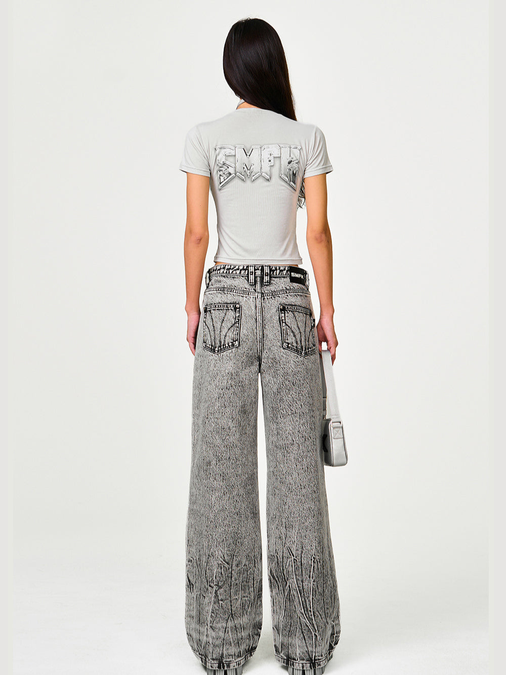 Rock Slim-Fit Elastic Print T-shirt - CHINASQUAD