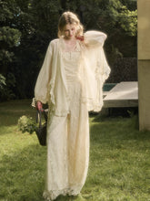 Lace Round Neck Trimmed Shirt - CHINASQUAD