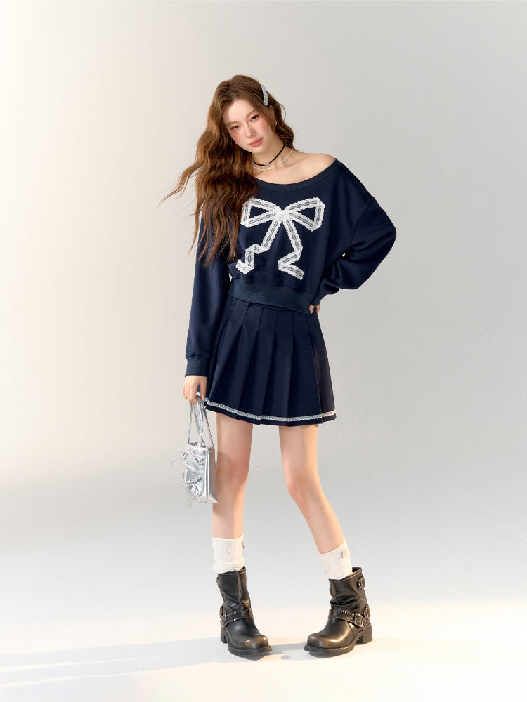 Lace Bow Skirt - CHINASQUAD