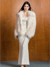 Large Lapel Faux Fur Coat - CHINASQUAD