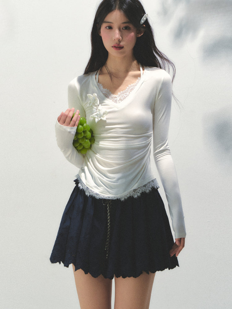 Sun Protection 3D Lace T-shirt