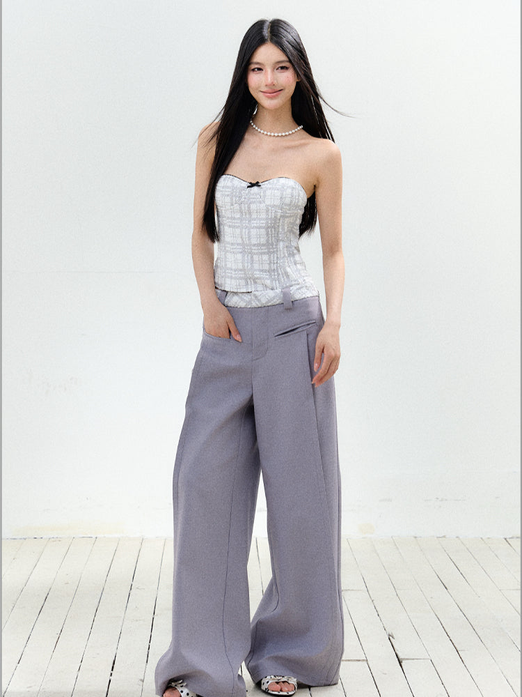 Chanel-Style Bustier Top & Pant Set - CHINASQUAD