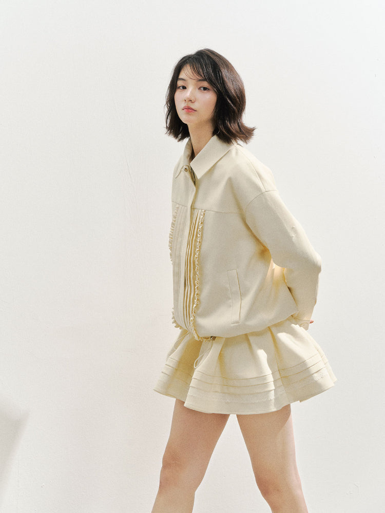 Versatile Pleated Puff Skirt - CHINASQUAD