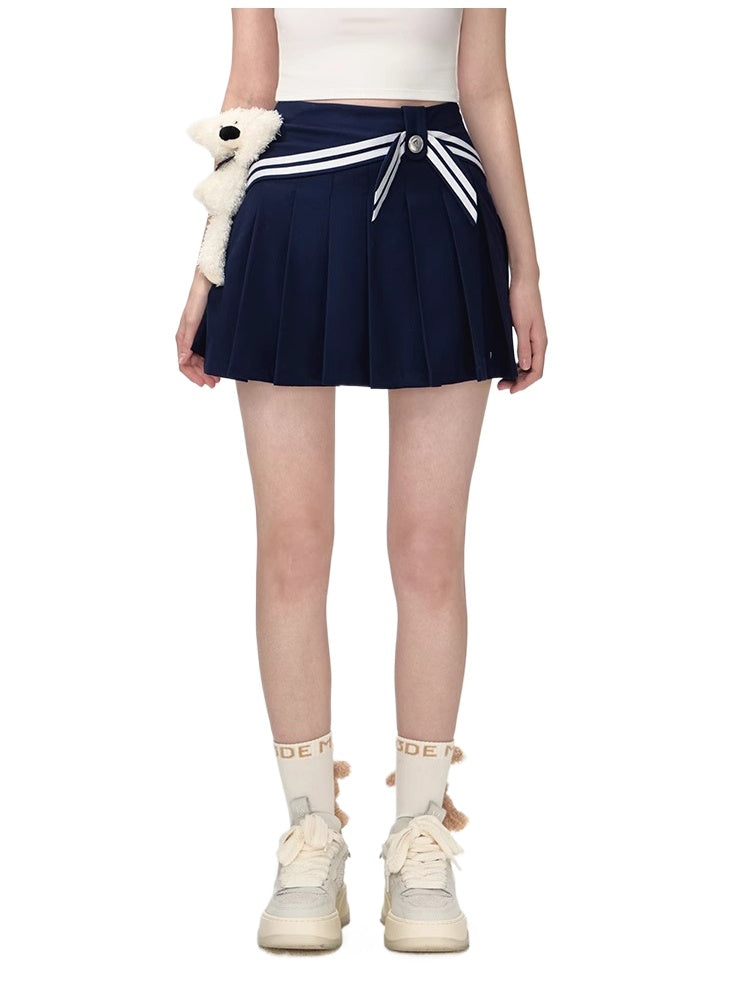 Bear Sailor Skirt - CHINASQUAD