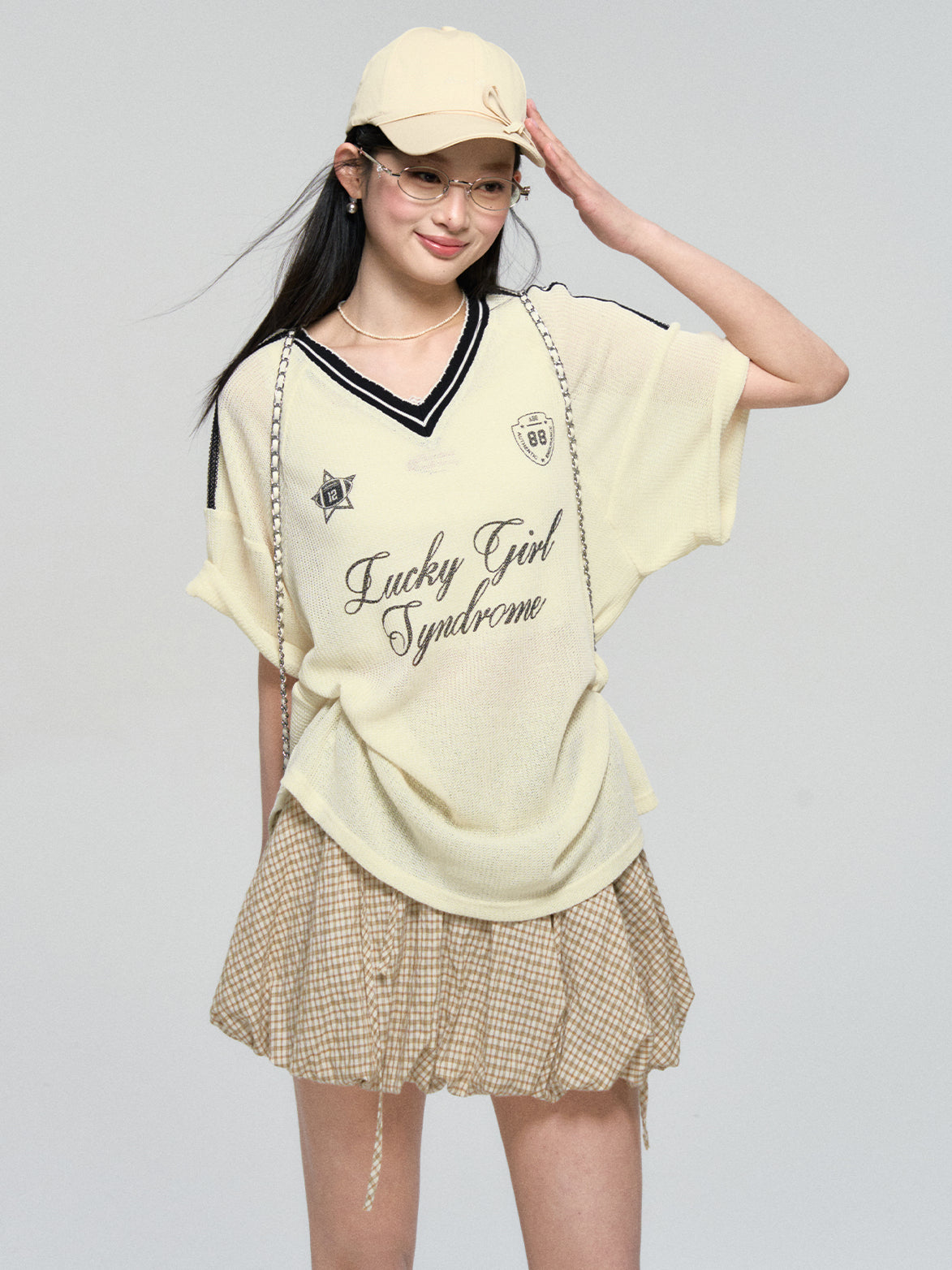 Textured Contrast Trim Sports T-shirt - CHINASQUAD