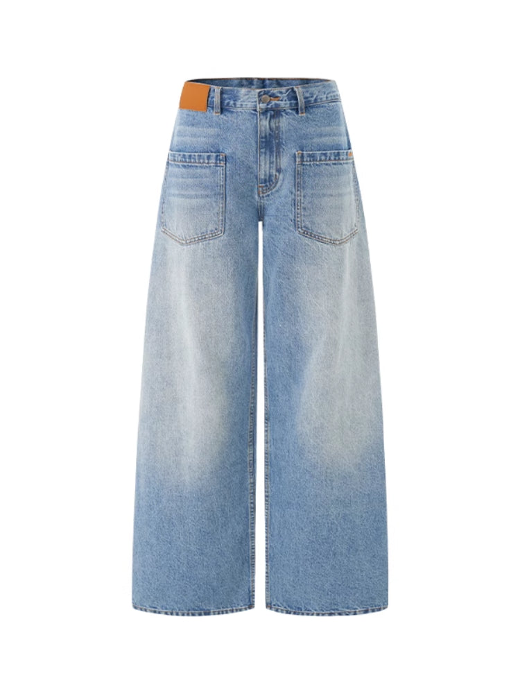 Washed Reversed - Pocket Jeans - CHINASQUAD