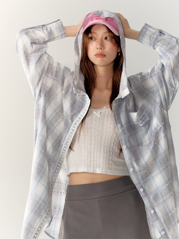 Lace Ruffle Bow Sling Vest - CHINASQUAD