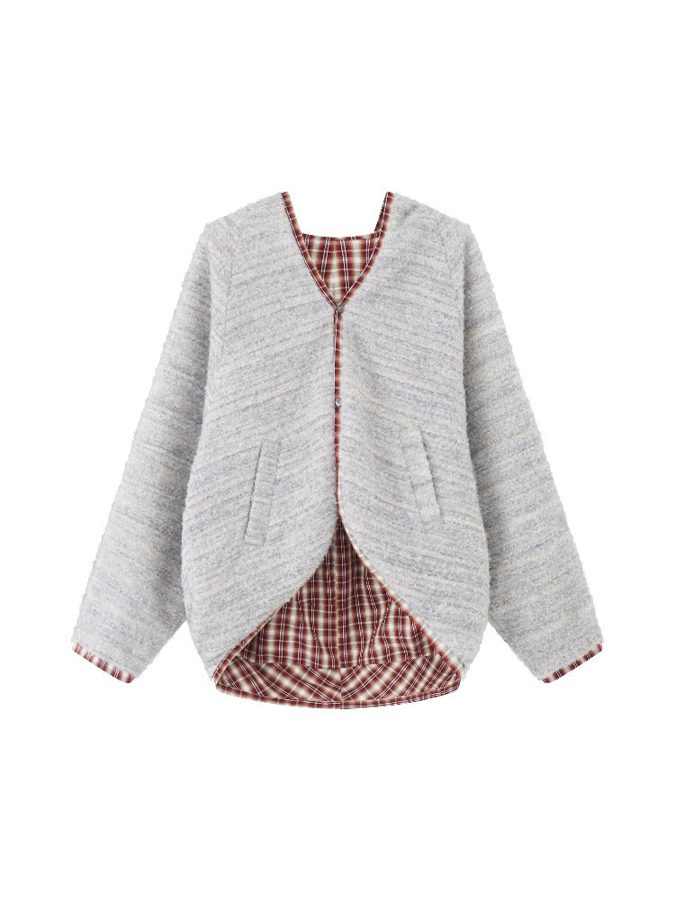 Original Plaid Wool Turtleback Jacket - CHINASQUAD