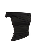 Irregular Multi-Wear Ruched Acetate T-Shirt - CHINASQUAD