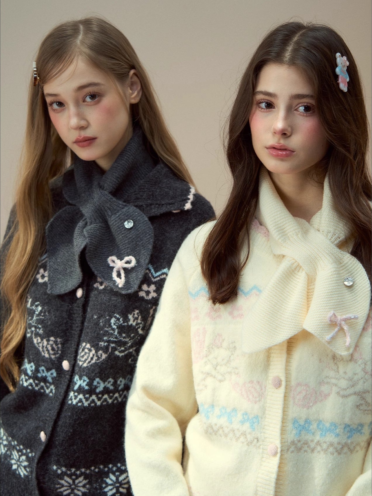 100% Wool Bow Scarf - CHINASQUAD