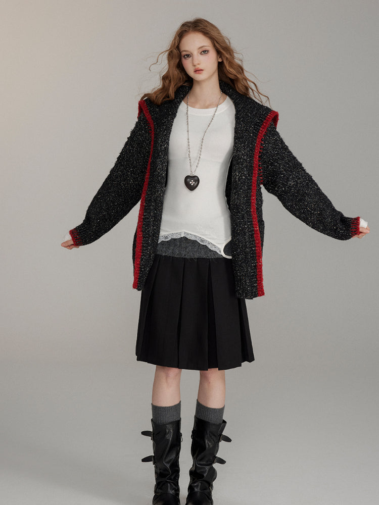 VIAPITTI Wool Blend Cardigan - CHINASQUAD