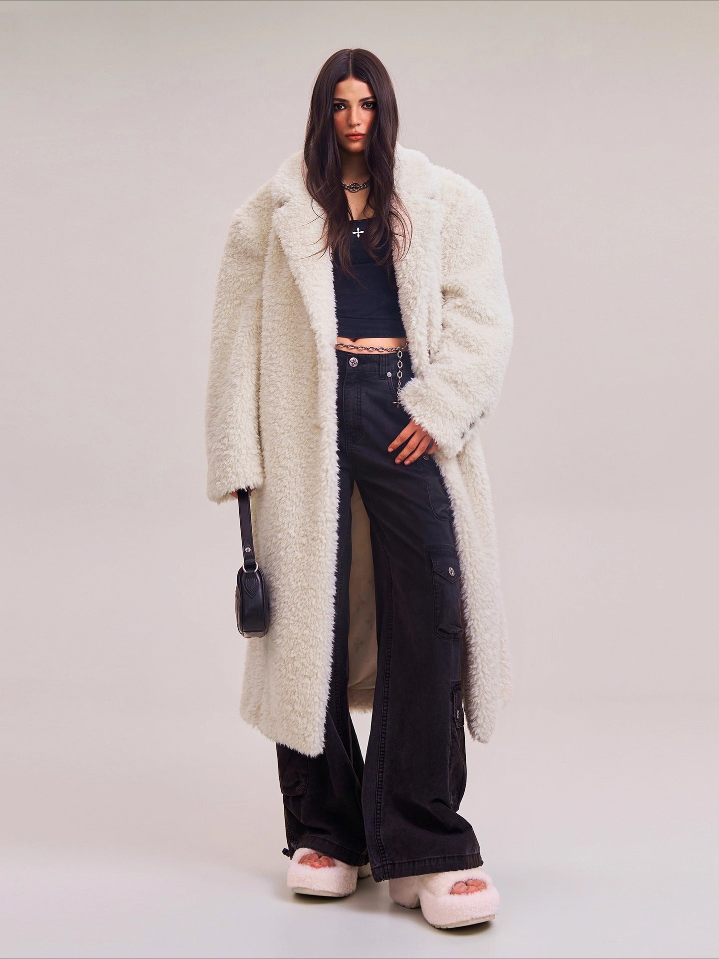 Nomad Cross Wool Oversized Coat