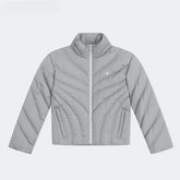 Black & Silver Hurricane Oversized Down Jacket - CHINASQUAD