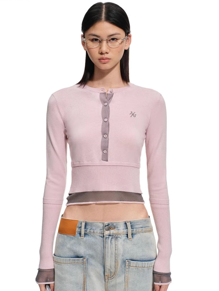 Norman Wool-Blend Layered Knit T-Shirts