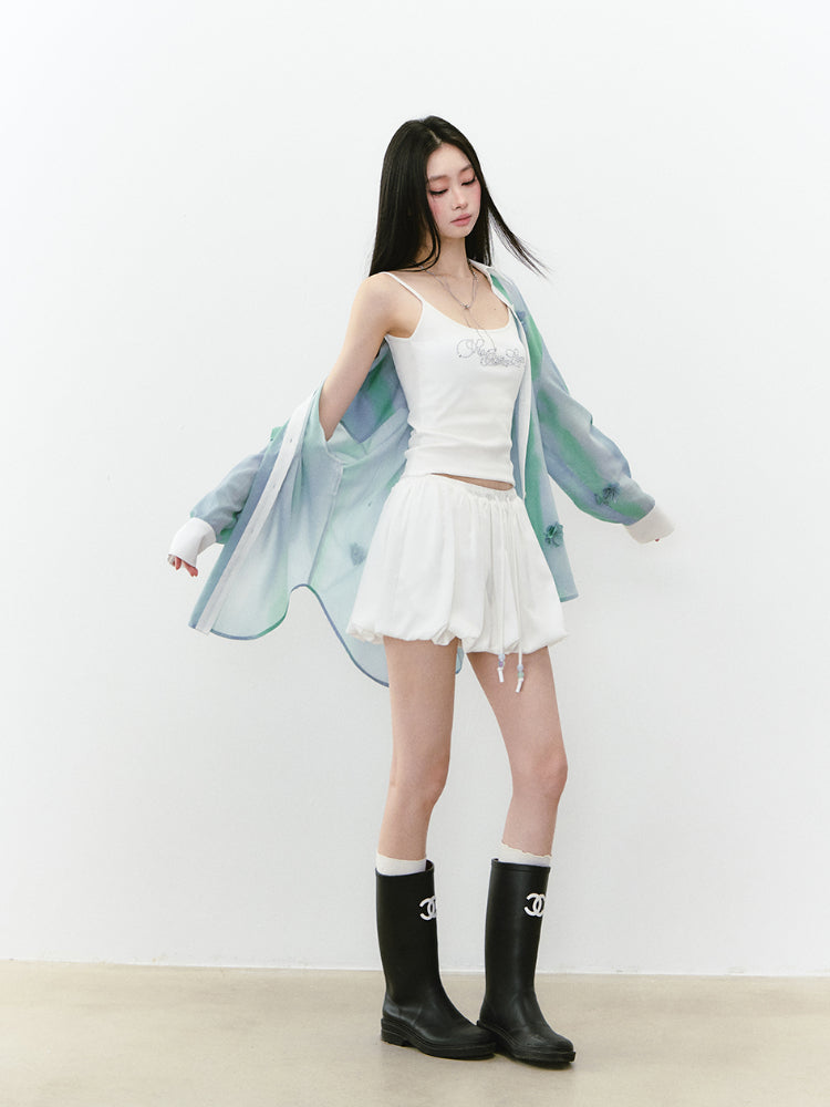 Floral Thin Flowing Sunshade Shirt - CHINASQUAD