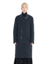 Dark Green & Gray Multi-Collar Woolen Coat - CHINASQUAD