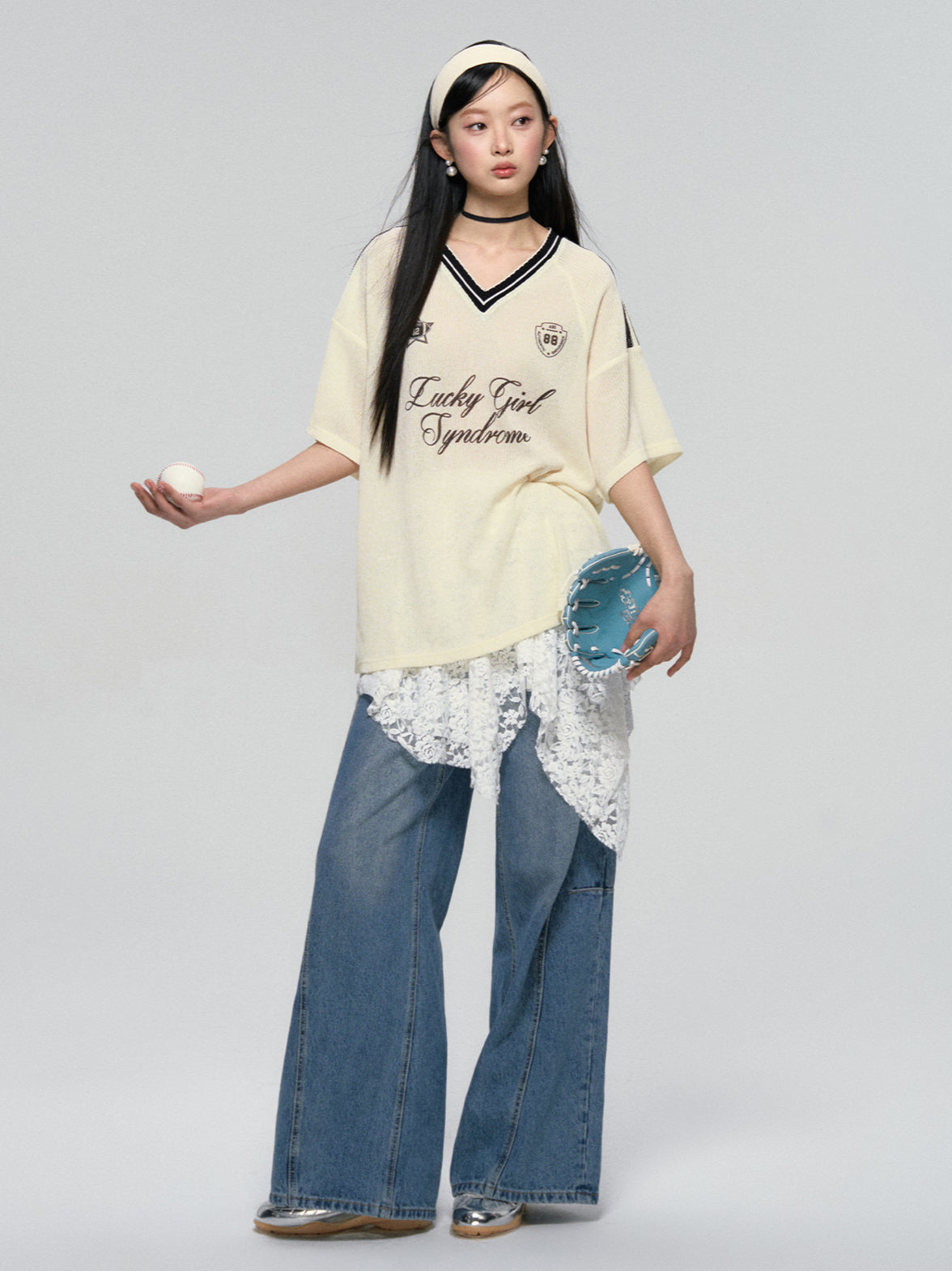 Asymmetric Sheer Lace Layered Skirt - CHINASQUAD