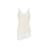 Beige Lace Panel Camisole Top - CHINASQUAD
