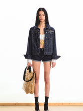 Low Waist Stretch Denim Shorts - CHINASQUAD