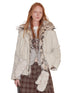 Shearling-Trimmed Suede Patchwork Down - CHINASQUAD