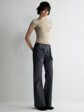 Two-in-One Removable Flared Casual Pants - CHINASQUAD