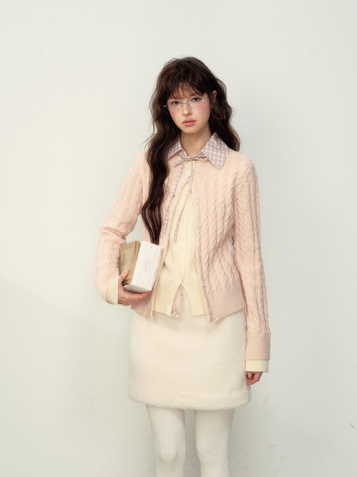 Cozy Wool Blend Mini Skirt - CHINASQUAD