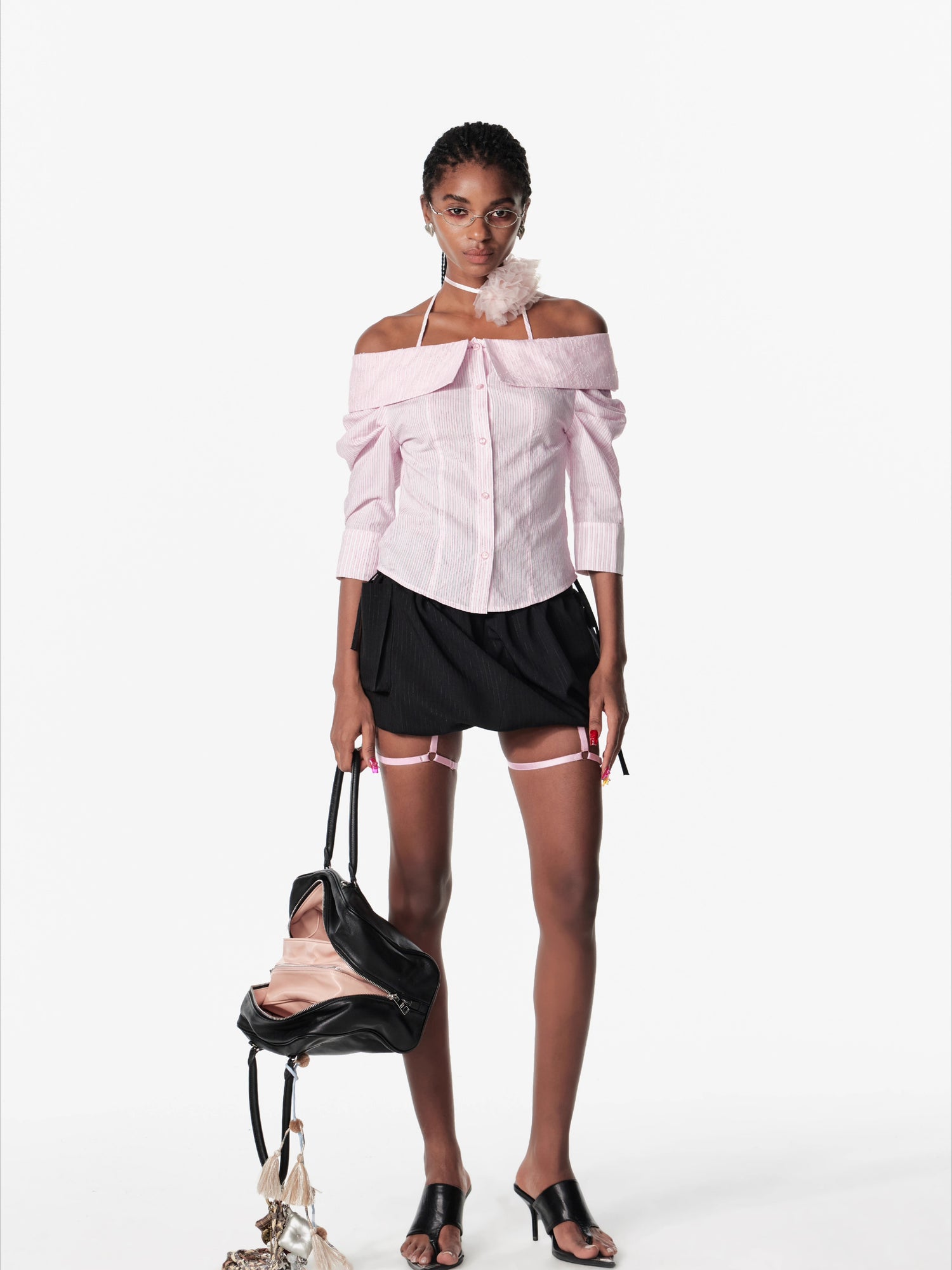 Layered Bow Tulip Mini Skirt - CHINASQUAD