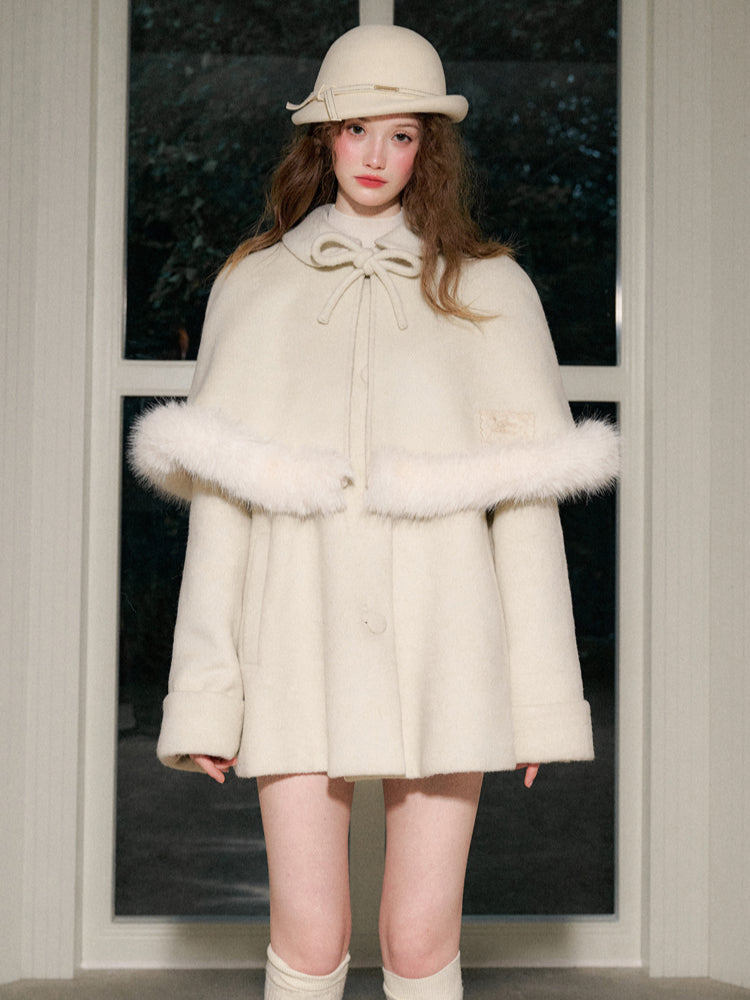 Elegant Wool Blend Coat - CHINASQUAD